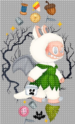 Keychain sticker-Y 44